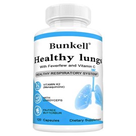 Lung Health Lung Support Supplement Clean and Detox Prescription Vitamin C Bronchial and Respiratory Support, 2 Boxes, 120 Tablets / 폐 건강 폐 지원 보충제 청결 및 디톡스 처방 비타민 C 기관지 및 호흡 지원, 2박스, 120정