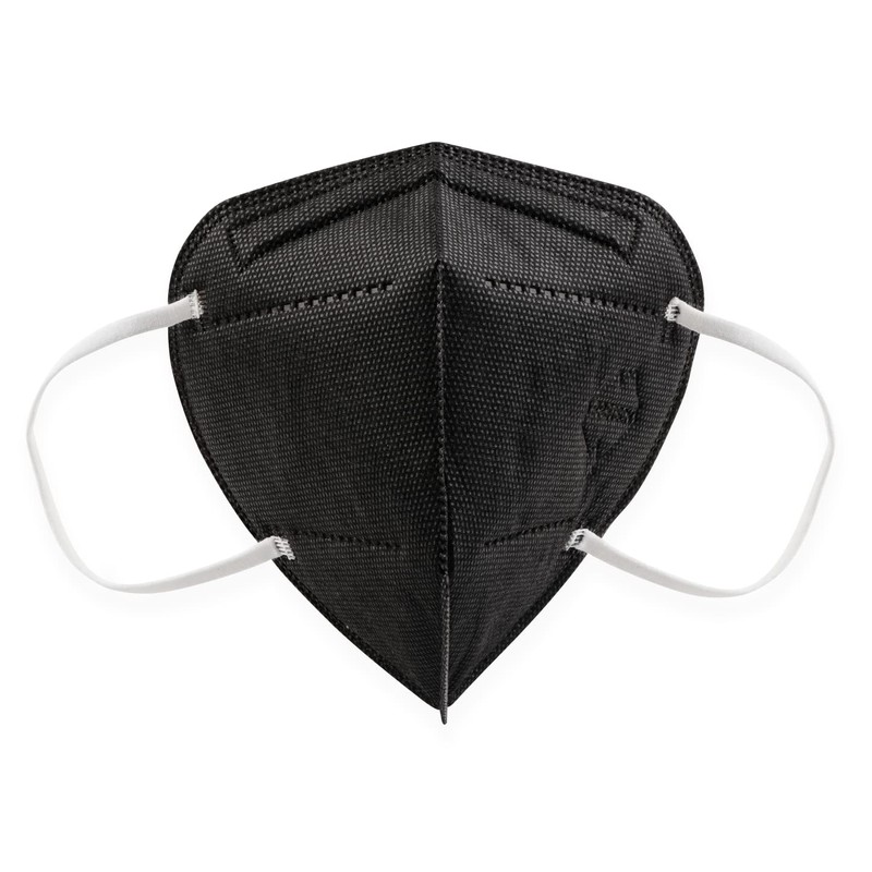 Australian Made Black P2 4-Layer Face Mask with Earloops -