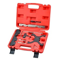Piezaxpress Kit de Herramientas de Bloqueo de sincronización de Correa del árbol de levas del Motor Compatible con Focus Fiesta figo Mazada Ford 1.5 1.6 VCT Ecoboost Motor, con Funda de Transporte