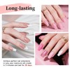 JEWHITENY Poly Extension Gel Nail Set Clear Pink Poly Nail