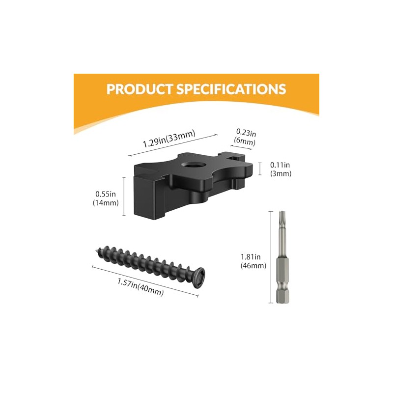 1250 PCS Hidden Deck Fasteners for Composite Decking Board,Composite Deck