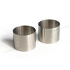 Sunrise Kitchen Supply Stainless Steel Round Food Ring (2 Pc)