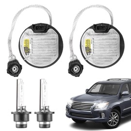 IKASEFU Xenon HID Headlight Ballast with Igniter & D4S Bulb for Lexus GS LX RX 350 450h 570,for Toyota Avalon Prius Sienna Venza,Replaces OE 8596708020 8110775020 8596775020,Ballast Control Module