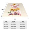 amepay Cute Pig Sunflower Blanket Gifts for Adults Kids Cartoon