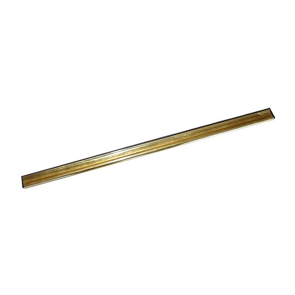 Ettore 1123 Master Brass Clipped Squeegee Channel with Rubber, Size 8 (Pack of 12)