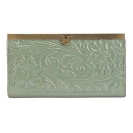 Patricia Nash Cauchy Tooled Sage Wallet