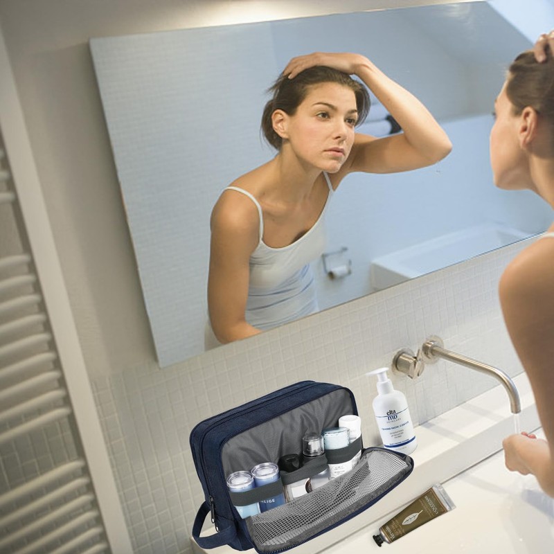 WANDF Toiletry Bag Men's Travel Toiletry Bag Travel Accessories Toiletry