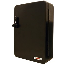 KeyGuard SL-9122-UB Key Cabinet, 122 Hook, Black Finish