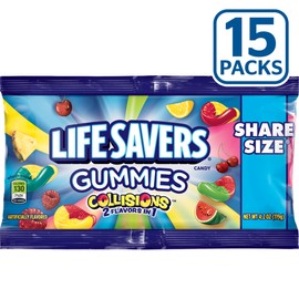Lifesavers Gummies Collision Pouches, 4.2 Ounce (Pack of 15)