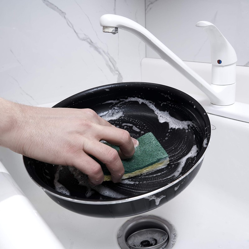 Scrubee Heavy Duty Scrub Sponge with Scouring Pad, Kitchen Dishwashing,