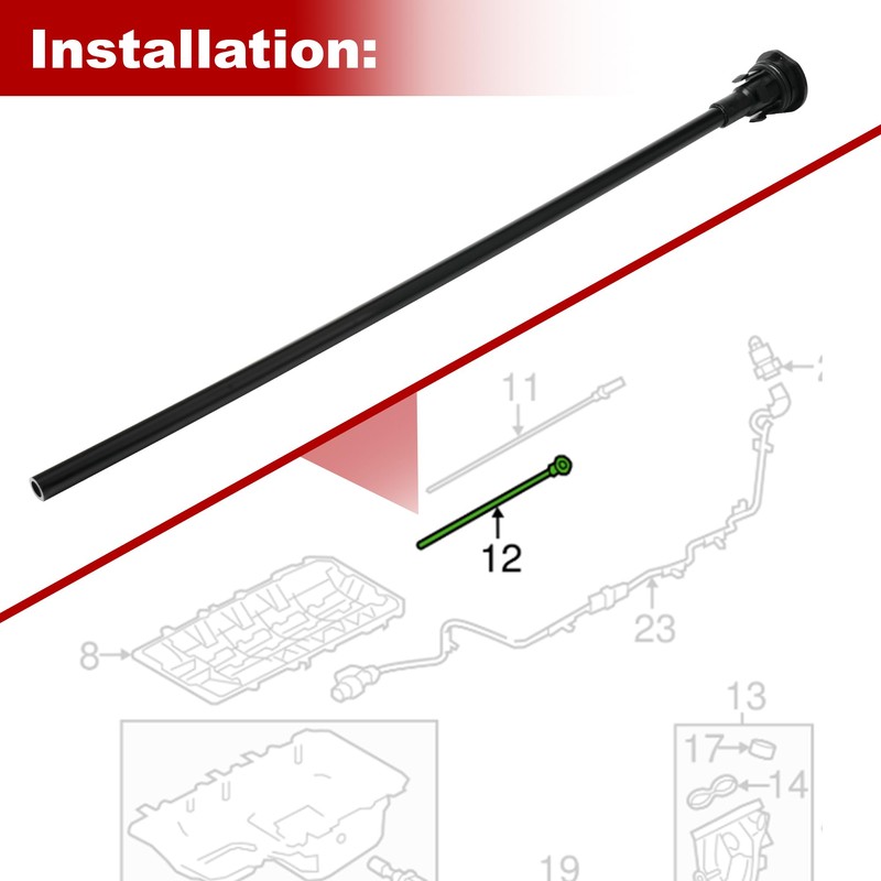 Fits for 2011-2014 F-150 & Mustang, 5.0L Engine Oil Indicator