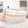 Liatinbo 4-Layer cookie carrier with lid and handle,dessert carrier dumpling