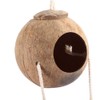 TOPINCN Coconut Shell Bird Nest Breeding Nest Pet Parrot Hideaway