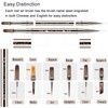 Nail Art Brushes Set 6 Pcs Double-Ended Professional Nail Design