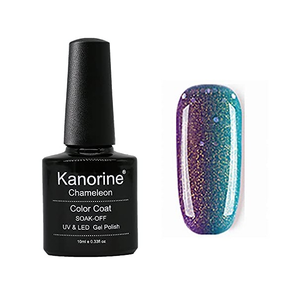 Kanorine Temperature Color Changing Gel Nail Polish UV LED Soak