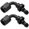 Podavelle 4AN 90 Degree Push Lock Hose Fitting End Adapter