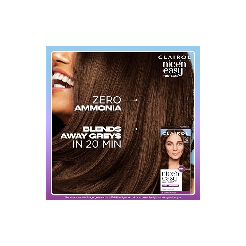 Clairol Nice'n Easy Tone+Gloss Semi Permanent Hair Dye - 600/755