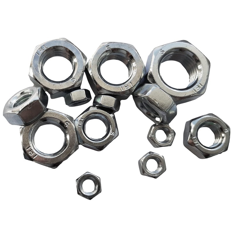 M14 Hex Nuts 14mm Metal Steel Sheet Zinc Plated Nut