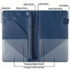 EcoVision Server Book for Waitress, Leather Waiter Organizer with Zipper