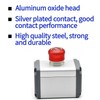 16mm /0.63" Latching Emergency Stop Push Button Switch SPDT Mushroom