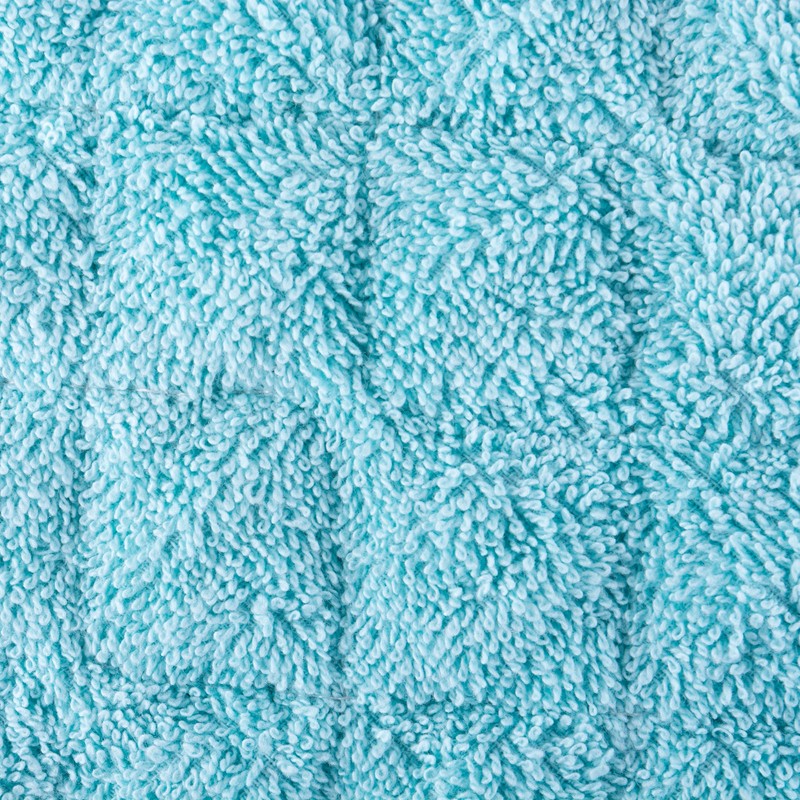 DII Basic Terry Collection Quilted 100% Cotton, Pan Handle, Aqua,