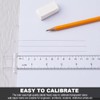 LEEQBCR 12 Inch/30 cm Plastic T-Ruler for Drafting, Transparent, Metric,