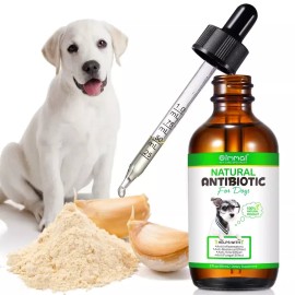 Oimmal Natural Antibiotic for Dogs Allergy Relief Apple Cider Vinegar & Garlic 60ml USA