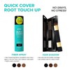 KISS Quick Cover Root Touch-Up Hair Shadow Dark Brown QCS02