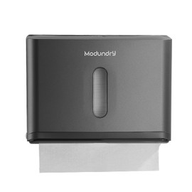 ModunDry Paper Towel Dispensers Wall Mount,Multifold Tri-Fold Paper Towel Holder,No Drilling or Screws Install,Commercial Hand Towel Dispenser for Bathroom,Restroom,Office,Home,Grey