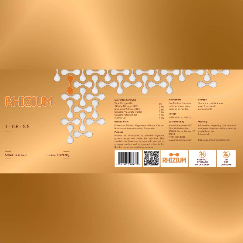 SiLicium Rhizium - For Strong Root Systems and Decreased Root