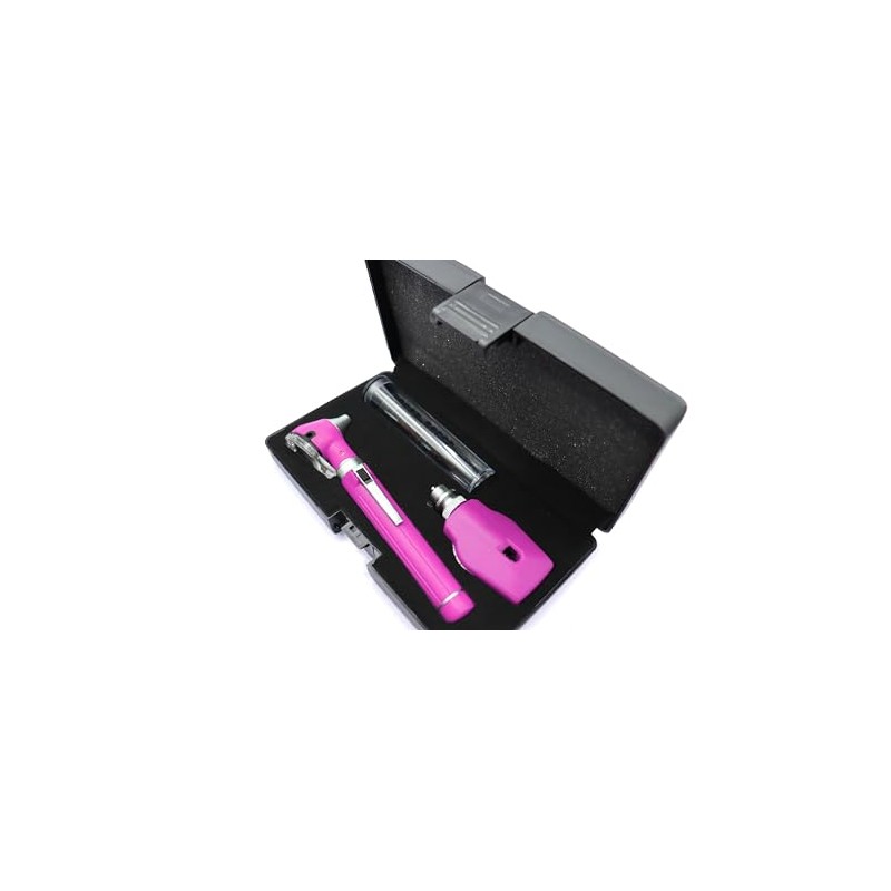 Estuche de Diagnostico Oto/Oftalmo Estuche Rígido, Rosa