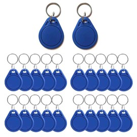 10 PCS 13.56 MHz UID Writable Rewritable Clone IC Smart Keychain, Compatible with MIFARE Classic 1K, RFID Blank Tag for Access Control Key Tag Rewritable (10 PCS)