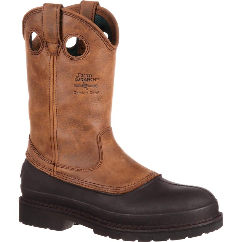 Georgia Boot Men's Mud Dog 12" Pull On Work Boot,Mississippi