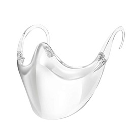 Generic Durable Mask Face Shield Combination PC Reusable Clear Face Mask