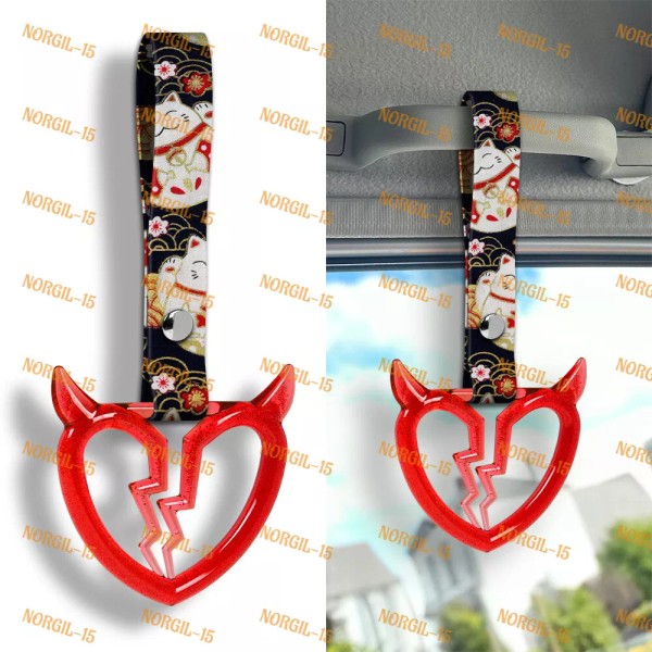 Unbranded Crystal Devil Broken Heart TSURIKAWA RD Ring Car Bus