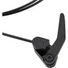 Bear Jaw Door Latch Release Black Handle w/Cable