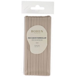 BOHIN Iron On Quilting Bias Tape 1/4in x 5-1/2yds Beige