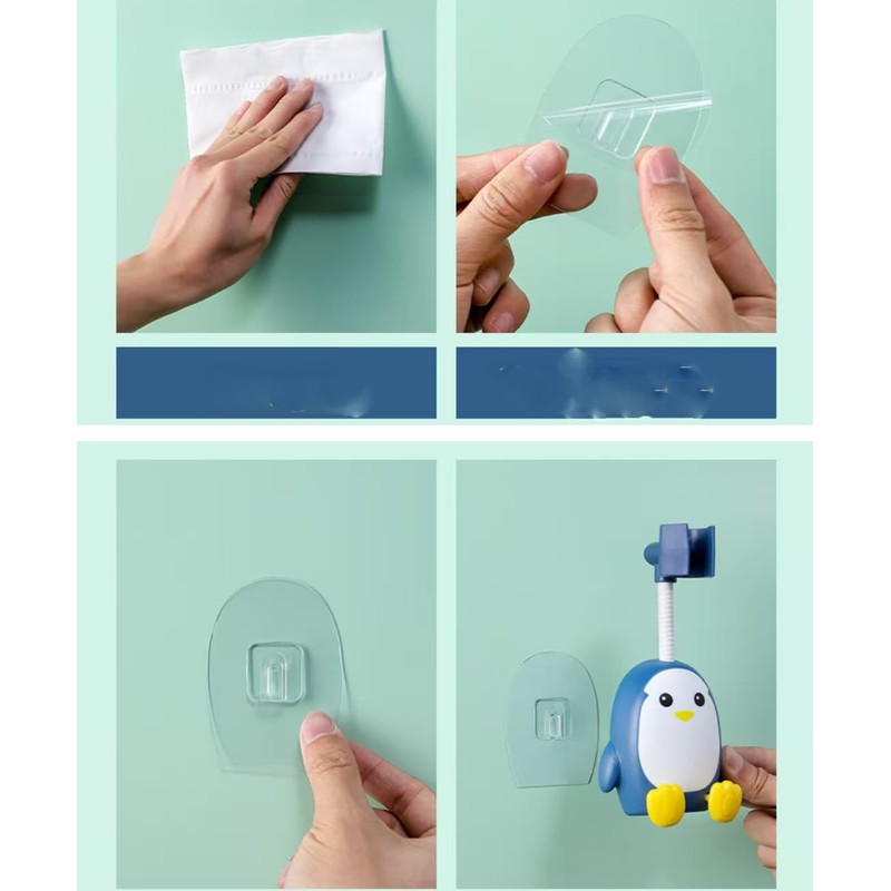 2 PCS Shower Head Holder, Upgrade Universal 360 Degree Adjustable