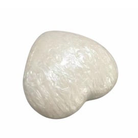 WuDiaoer Elegant Heart Shape Acrylic Clutch Trendy Love Heart Handbag Marble Acrylic Heart Evening Bag Chain Bridal Purse for Party