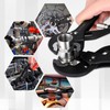 HAUTMEC 3PCS Tongue and Groove Joint Pliers Set,Auto-Adjusting Quick-Action Water