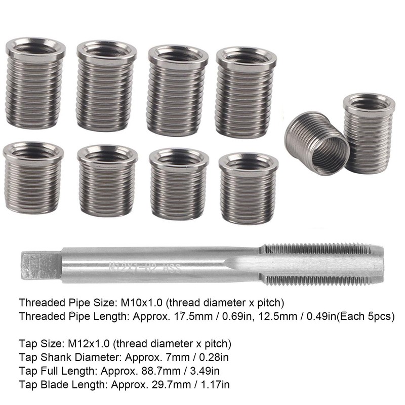 Spark Plugs Thread Repair Tool, Stainless Steel Auto Spark Plugs,