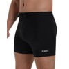 KGKE Men’s Square Leg Drawstring Swim Trunks Quick-Dry with Zip
