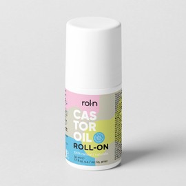 ROLN 100% Cold-Pressed Roll-On Castor Oil for Skin, 50ml