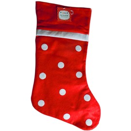 18" Felt Christmas Stockings w/Novelty Designs & Hanging Tag (Set of 6)