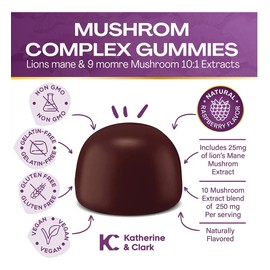 Brain Gold Gummies Hongos Melena León 60 Unidades
