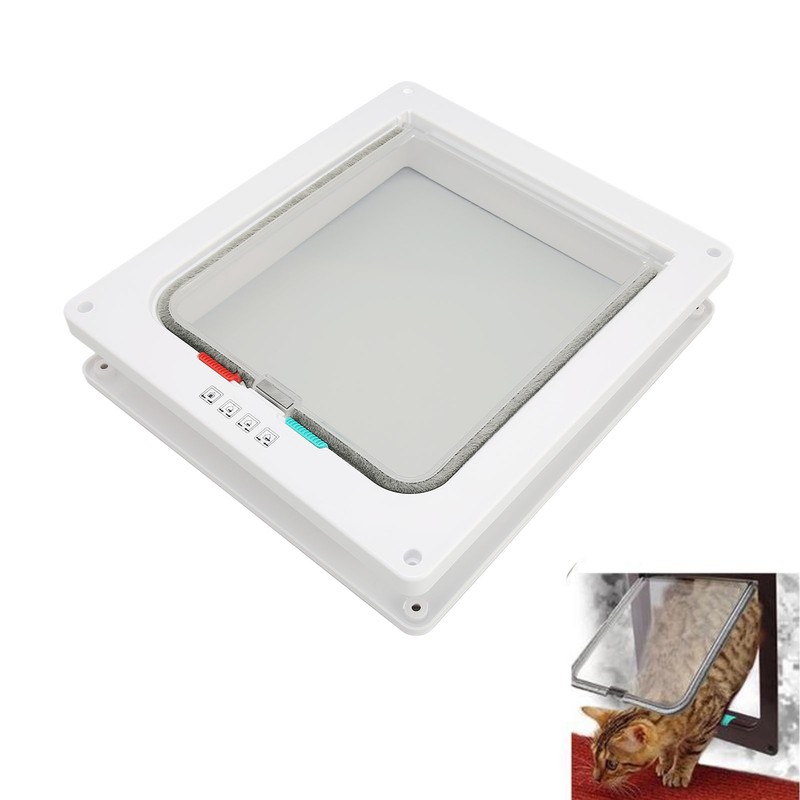 Cat Flap Door Controllable Access Reduce Noise Windproof Universal Interior