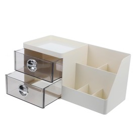 WOONEKY Vanity Organiser Makeup Storage Box Drawer Design for Lipsticks Nail Polishes