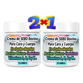 Crema De Sebo Bovino Manteca De Vaca Natural Arrugas Manchas