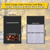 2025 Upgrated Large Lawn Tractor Leaf Bag Stitched with Tarp,Double-stitched