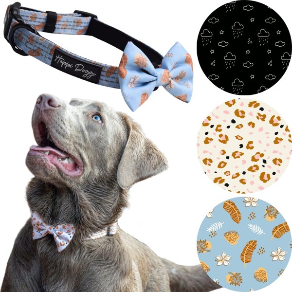 Happi Doggi® The Ultimate Everyday Dog Collar and Bow Tie